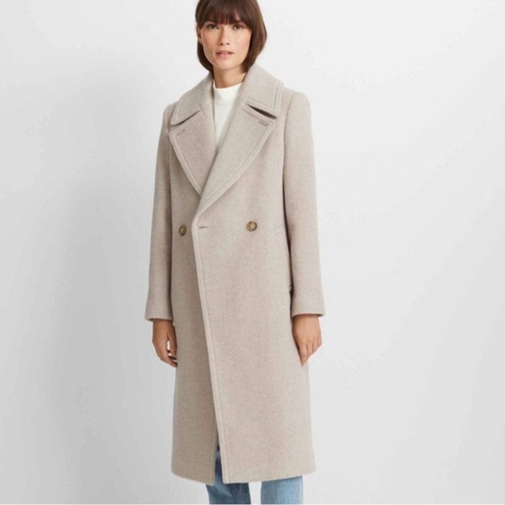 Club Monaco Daylina Coat in Almond